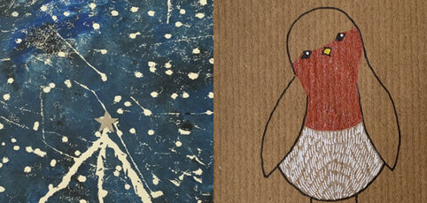 Christmas card competition entries