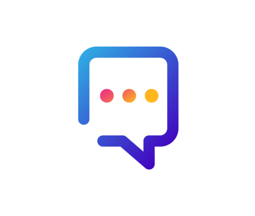Speech-bubble thinking icon